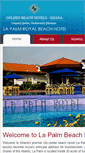 Mobile Screenshot of lapalmroyalbeachhotel.com