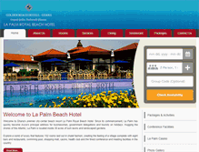 Tablet Screenshot of lapalmroyalbeachhotel.com